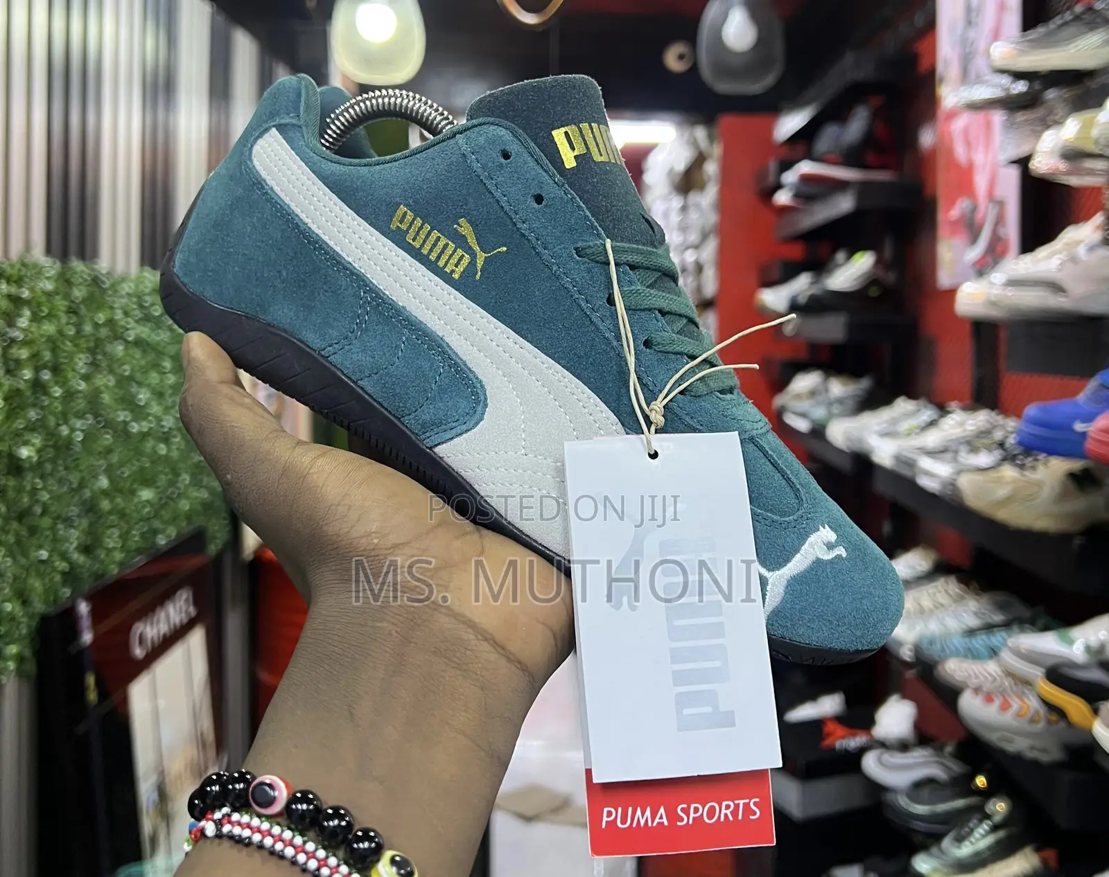 1st Quality Puma Speedcat Og White / Blue Sizes:38-45