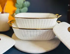 2pcs Ceramic Serving Dishes / Casserole