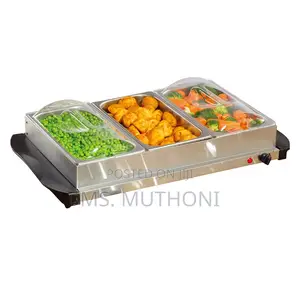 *2 in 1 Triple Electric Chaffing Dish