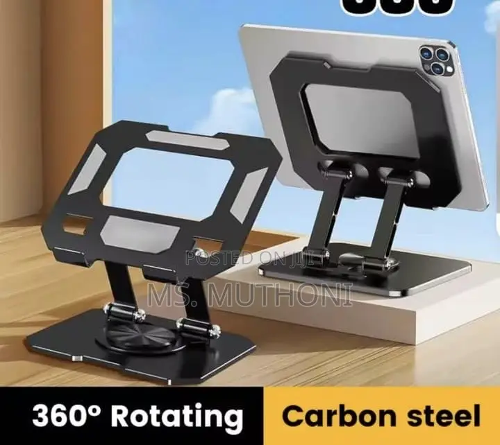 Tablet Stand Adjustable Foldable Desktop Stand (360 Rotation