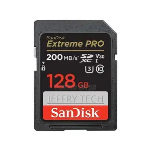 Sandisk 128gb Extreme Pro SDXC Uhs-I Memory Card – C10, U3,