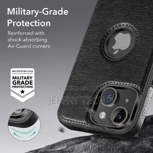 Leather Case Cover for iPhone 14 Plus (Back Cover)