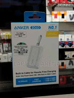 Anker Zolo Power Bank 10000mah 30w Usb-c