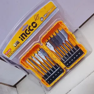 Ingco Flat Wood Drill Bits Set 12pcs