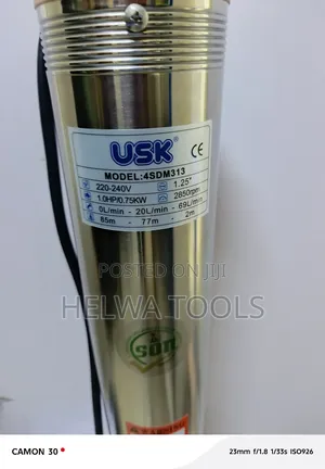 1 Hp Deep Well Submersible Pump