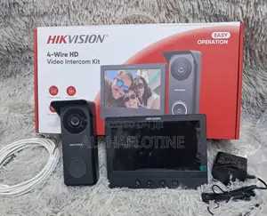 4-Wire Hd Video Intercom Kit( Hikvision)