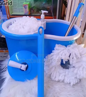 Blue Heavy Duty Magic Spin Mop Bucket 