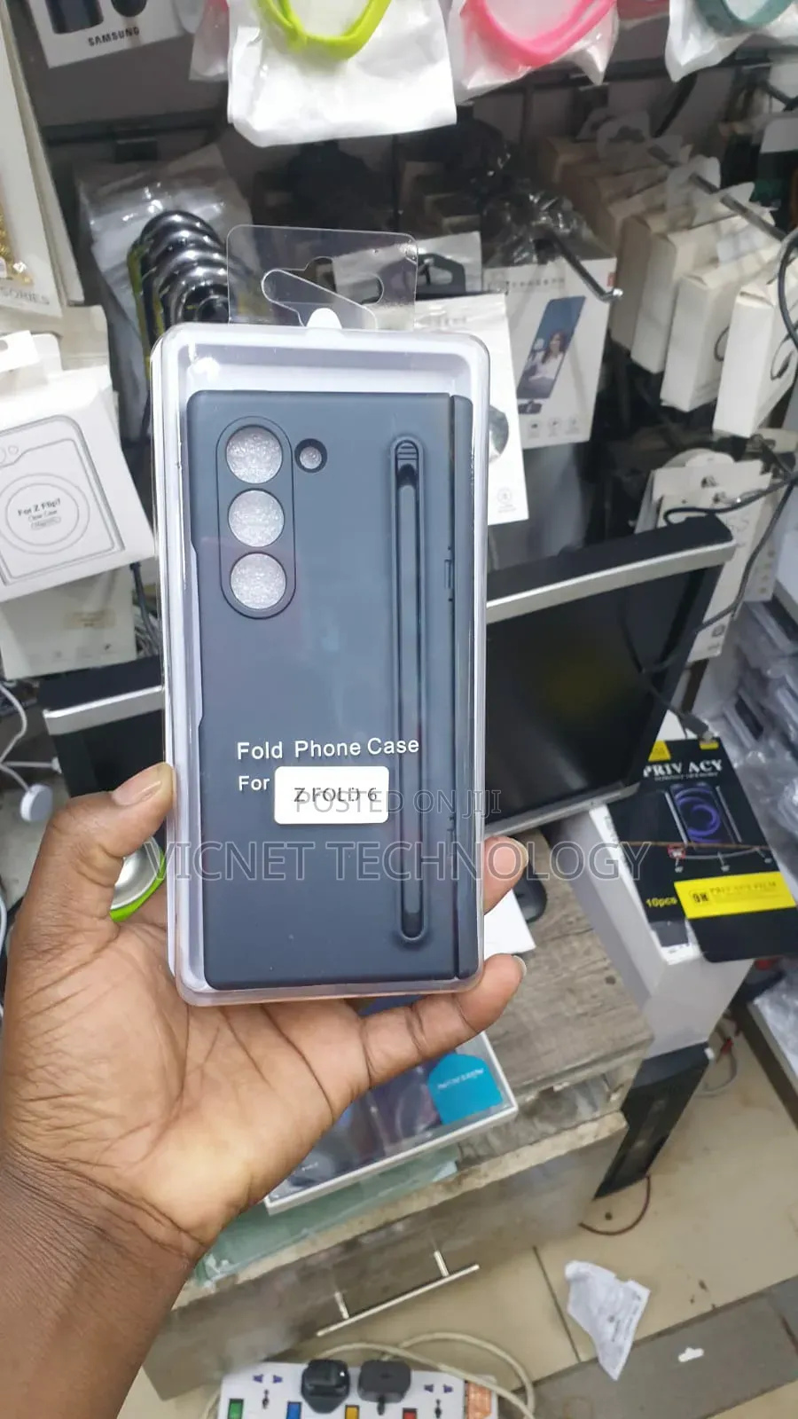 Samsung Fold 6 S Pen Back Case With Protector