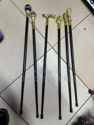 Sword Walking Sticks With Gold Handles