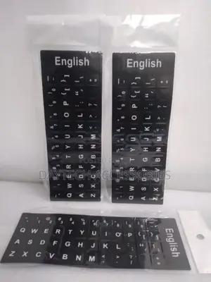 Universal English Keyboard Stickers.