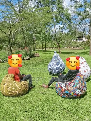 Add a Touch of African Print to Your Space With Our Beanbag