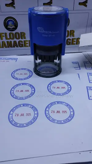 Tech Self Inking Rubber Stamp