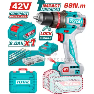 42v Cordless Drill Total Impact Drill 69n.M 2.0ah Battery