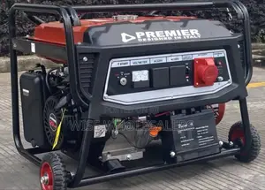 Premier Petrol Generator With Key Start & Wheels