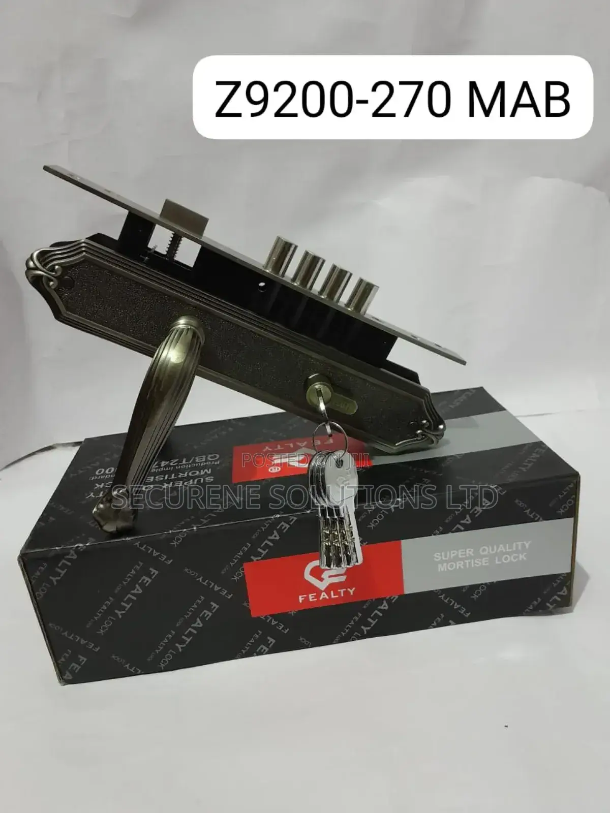Fealty Z9200-270 Mab Mortise Lock Set