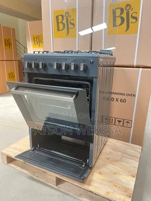 Grey BJS 60x60 3-Gas+1 Hot Plate With Turbo-Fan