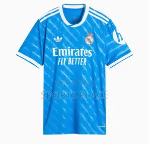 New Season Real Madrid 3rd Jersey 25/26 Kit - Adidas Blue