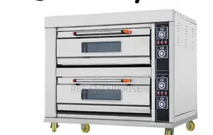 Commercial Electric Oven Two Decks Four Trays