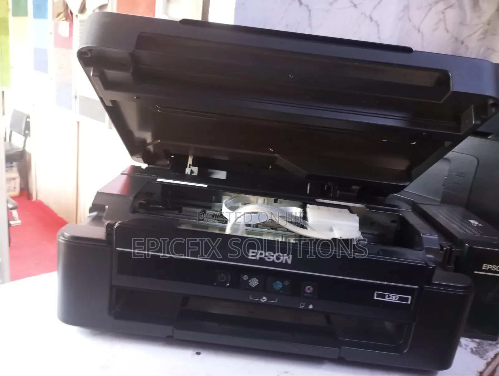 Genuine L382 Refurbished With Less Than 100 Print Outs.