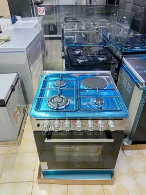Haier 60x60 Gas Cooker 3+1 With Wok Burner and Gas Sensor