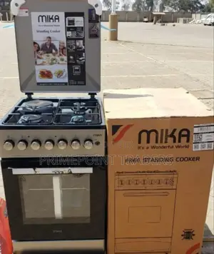 Mika 50*60 Standing Cooker, 3 Gas Pool With Jet Burners