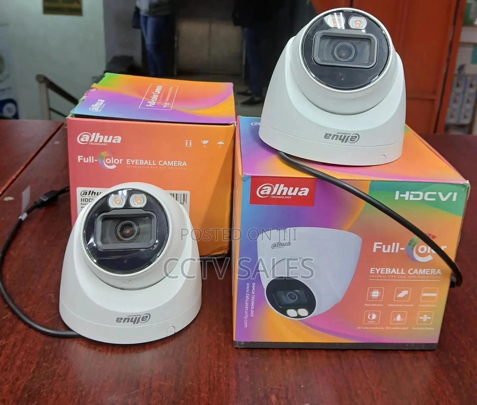 40m Long Distance Coverage Dahua Hdcvi Dome Camera 2mp