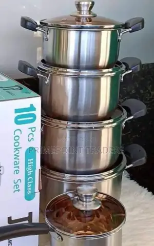 Jp 10 PCS Stainless Cookware
