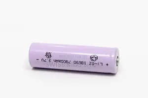 3.7 V 18650 Rechargeable Battery 7800mah