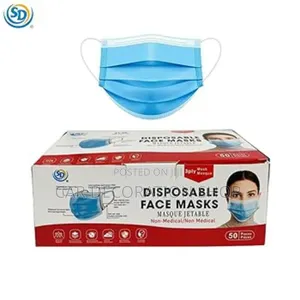 50x Disposable Breathable Mouth Mask