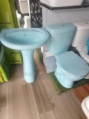 Toilet Blue Set
