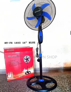 16" Electric Stand Fan With Plastic Blades