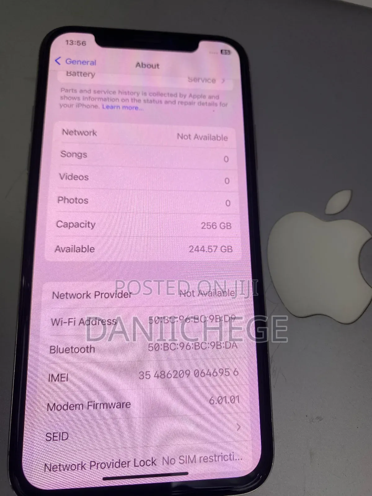Apple iPhone X 256 GB White