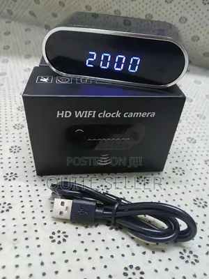 Hd Wifi Spy Wireless Camera Clock Table Camera 1080p