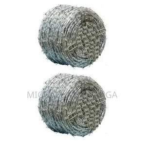 Galvanized Low-Carbon Steel Barbed Wire (610 Meters)