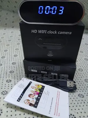 Nanny Wifi Clock Spy Hidden Clock CCTV Night Vision1080p