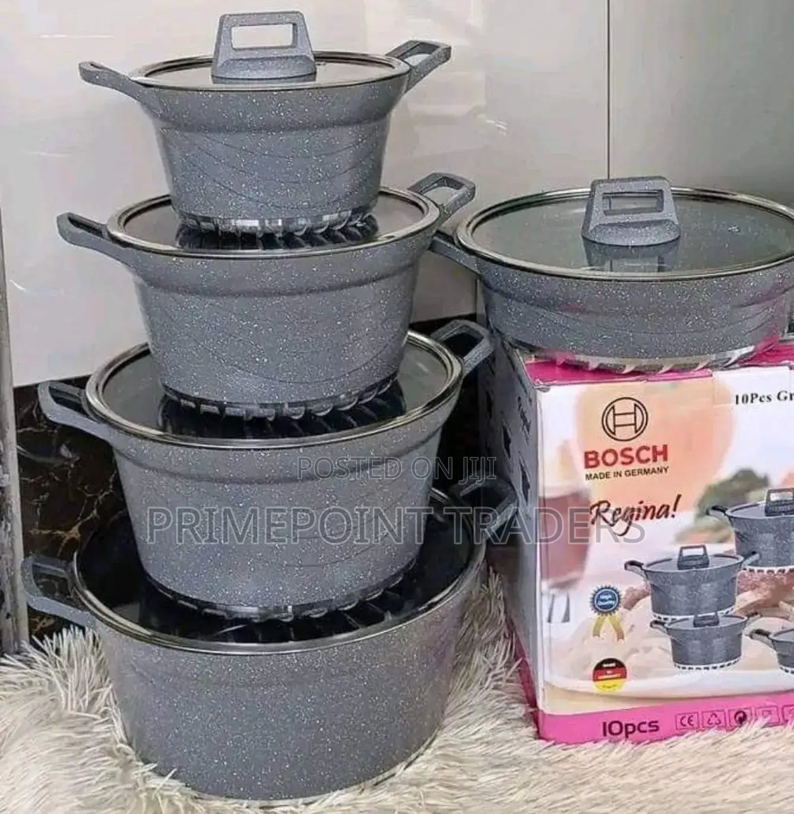 Bosch Granite Cook Ware Set Original Made in Germany Grey✓
