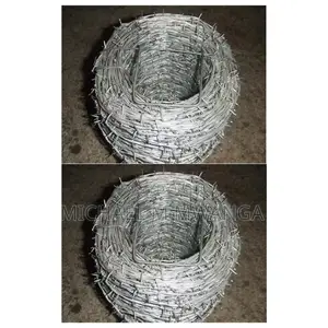 Durable Galvanized 16-Gauge Barbed Wire (610 Meters)