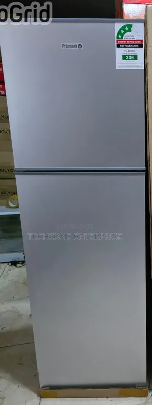 Volsmart 172l Silver Double Door Refrigerator 