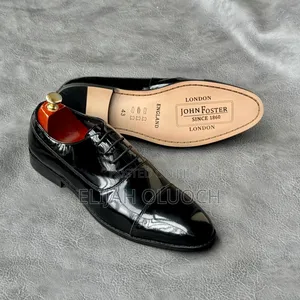 Wetlook Billionaire Official Shoes John Foster Black