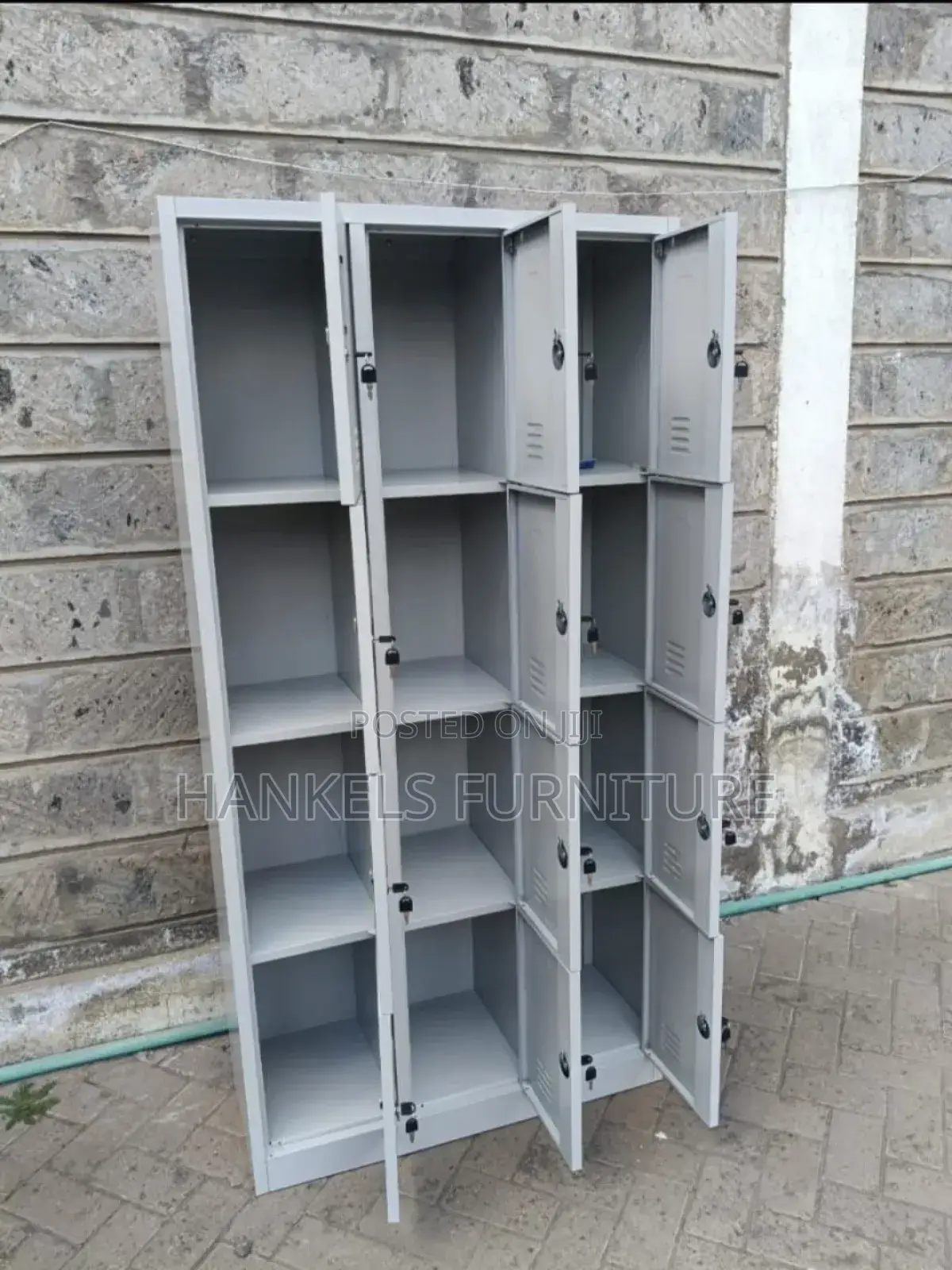 12 Locker Room Storage Units