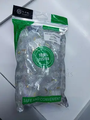 Rj 45 Cat 5e Clips Connectors (100pcs)
