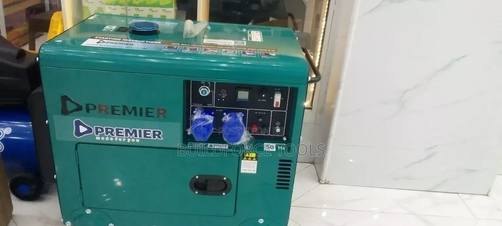 Premier 6kva Silent,Diesel With Changeover Switch