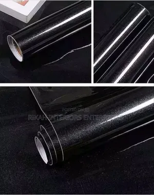 Shiny Black Contact Papers