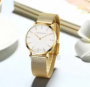 Hannah Martin Watch Crystal Accented Bracelet Watch