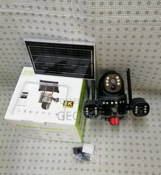 High Definition 4g Simcard PTZ Ai Humanoid Solar Camera