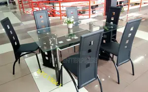 Brand New Executive 6 Sitter Glass Dinning Table