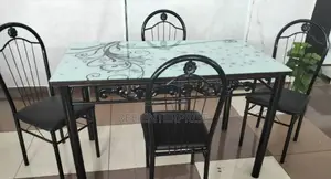 New Model White 4 Sitter Dinning Table
