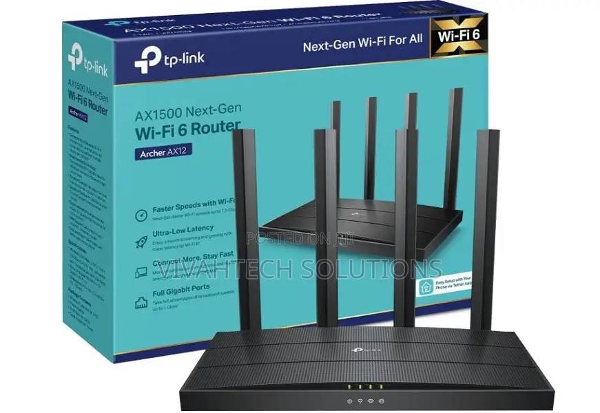 Tp Link Archer Ax12 Ax1500 Wi-Fi 6 Router TP-Link Ax12