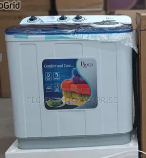 Roch 7kgs Semi-Automatic ,Twin Tub Washing Machine - White 