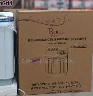 Roch (Rmw-07ttr-J) 7kgs Semi-Automatic , Washing Machine 